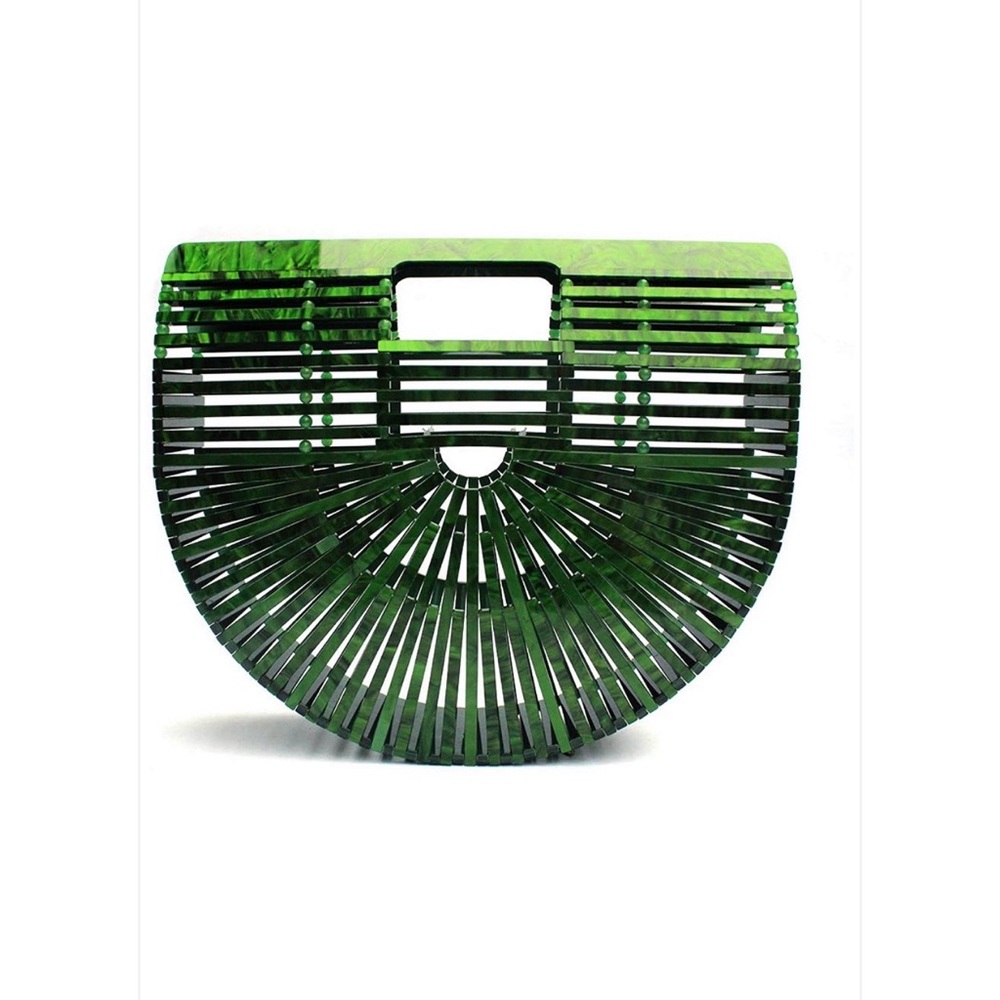 Green Bamboo Women Bag